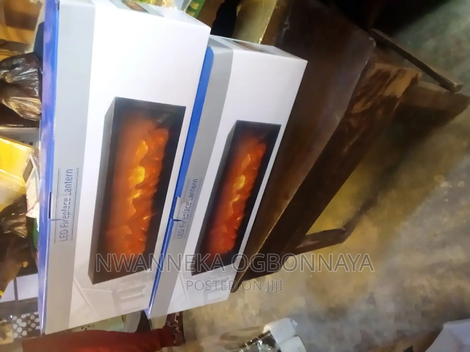 Fireplace Lantern USB+Battery