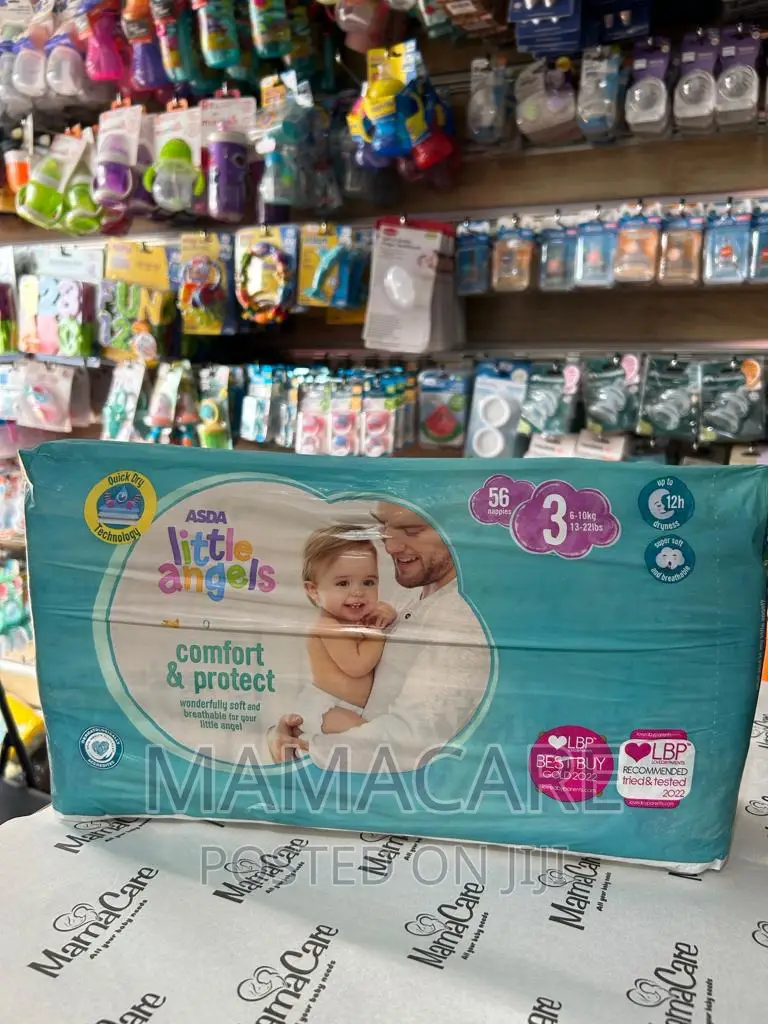 Littles Angels Size 3 56 Nappies