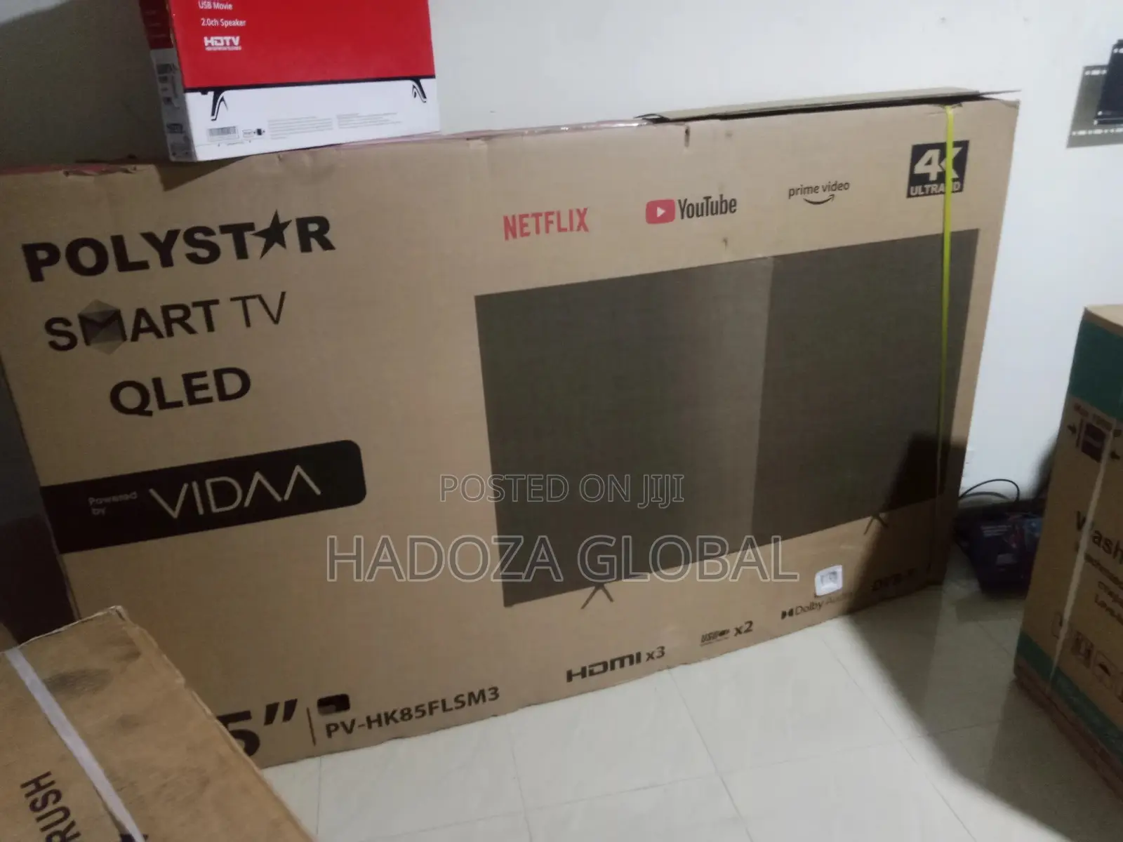 Brand New 85 Inches Polystar Qled Smart TV