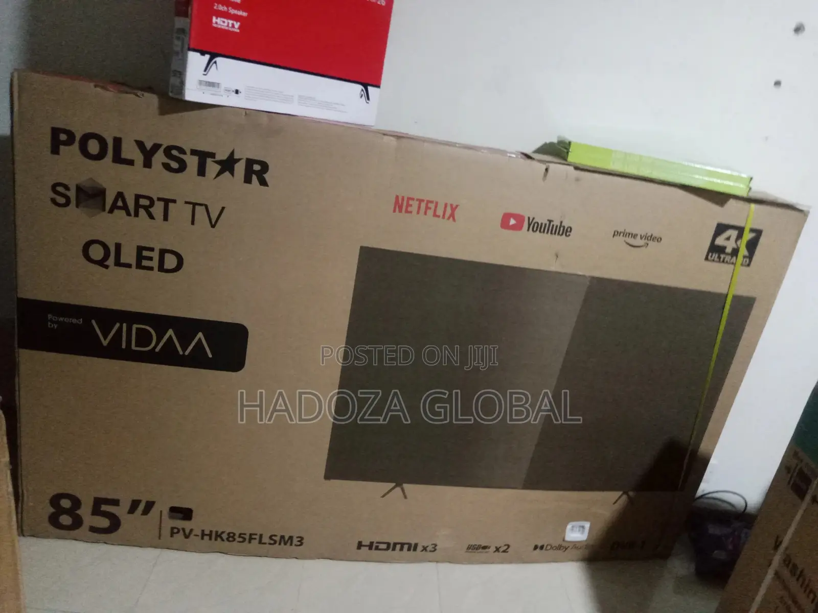 Durable 85 Inches Polystar Qled Smart TV