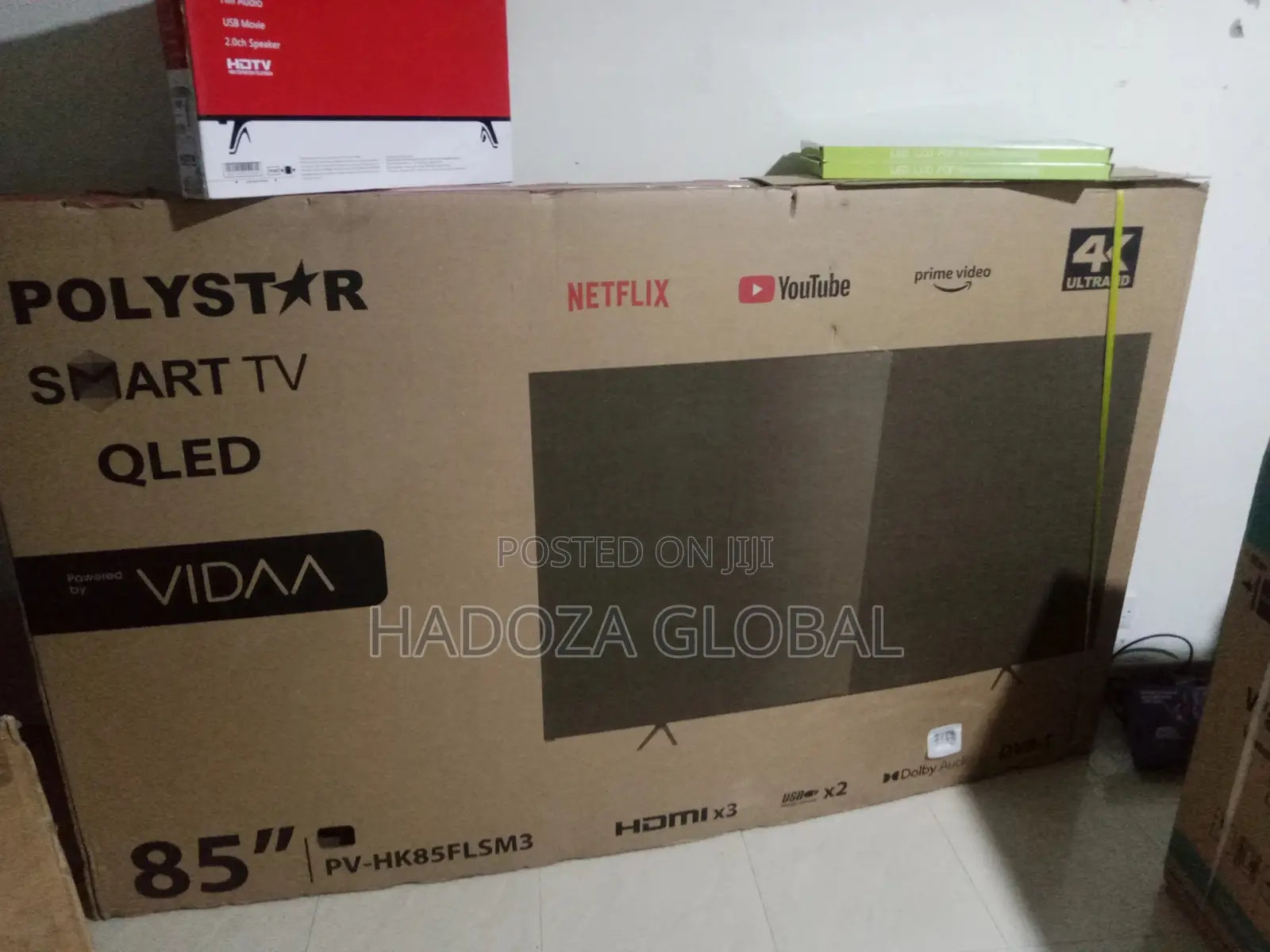 Durable 85 Inches Polystar Qled Smart TV