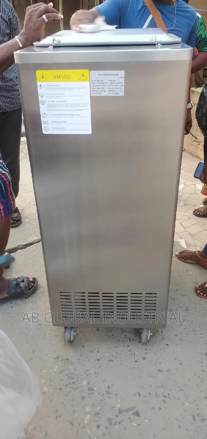 Standing Stainless Ice Cream Machine