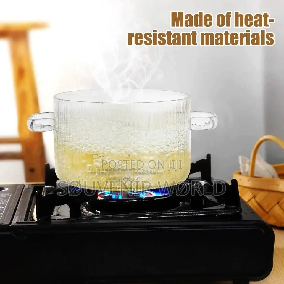 Glass Cooking Pot