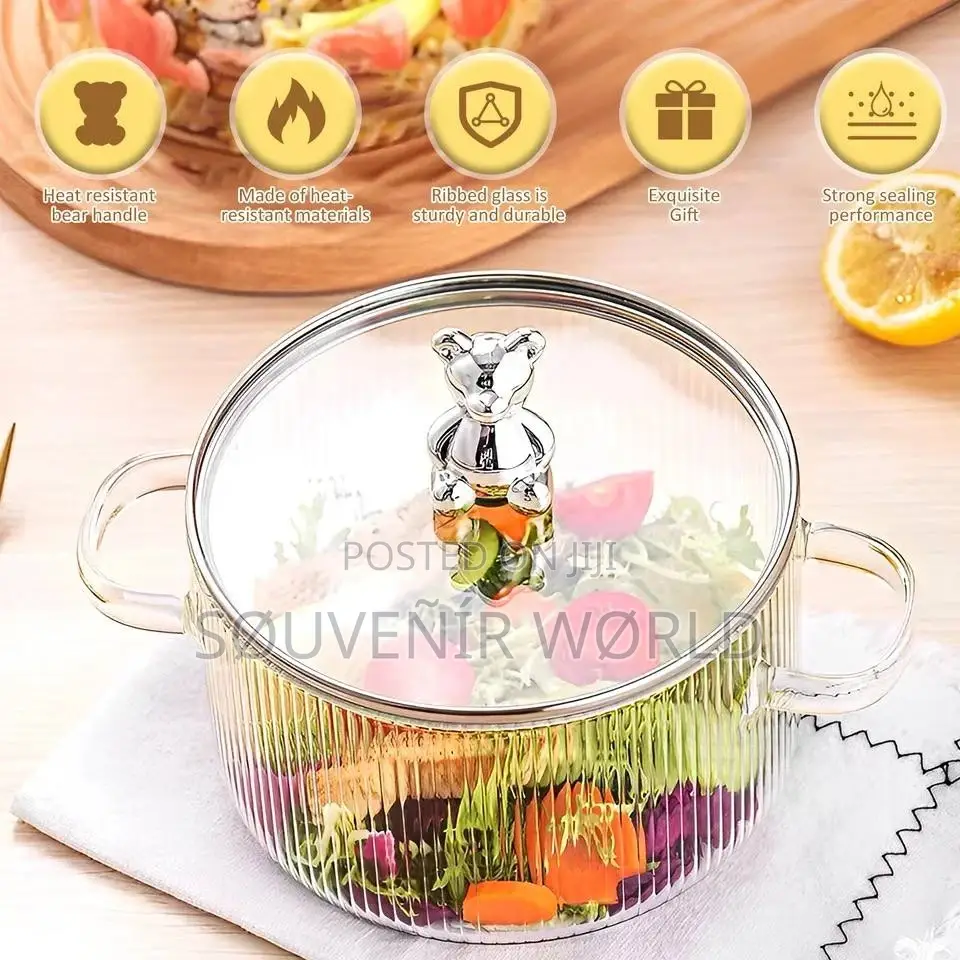 Glass Cooking Pot