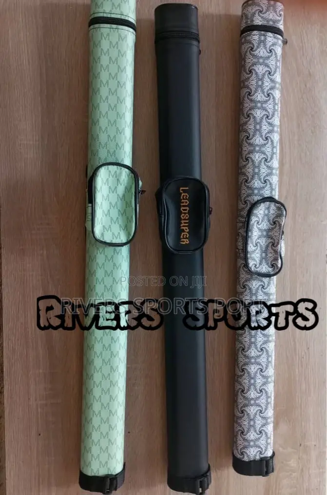 Snooker Cue Stick Tube Carrying Case Adjustable Shoulder Bag