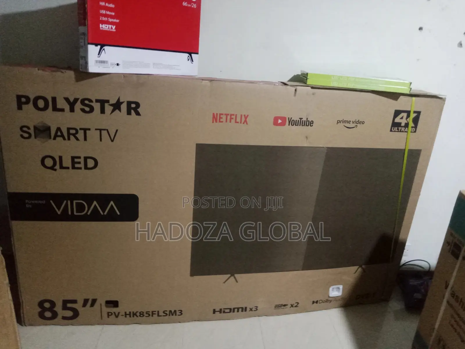 85 Inches Polystar Qled Smart TV With Netflix