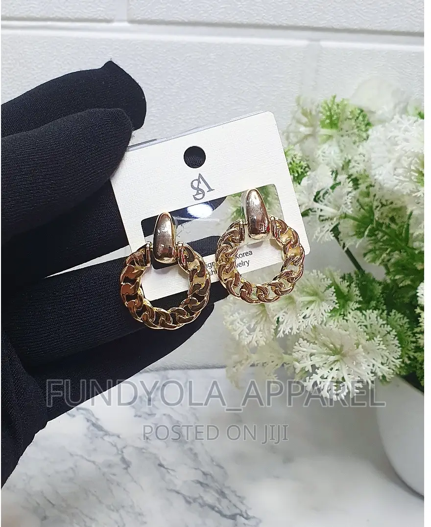 High Quality Cuban Style Korean Earring