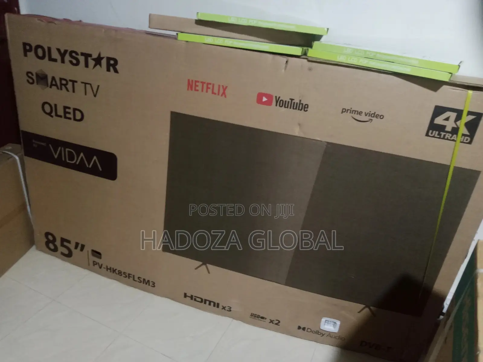 Polystar 85 Inches Qled Smart TV With Prime Video