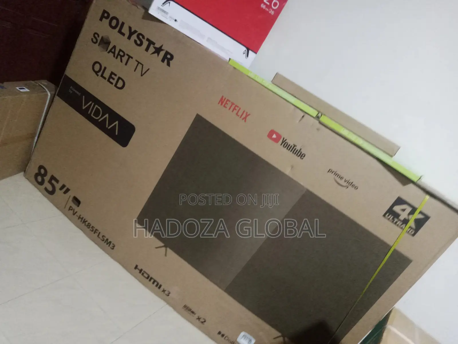 Polystar 85 Inches Qled Smart Tv, Powered by Vidaa