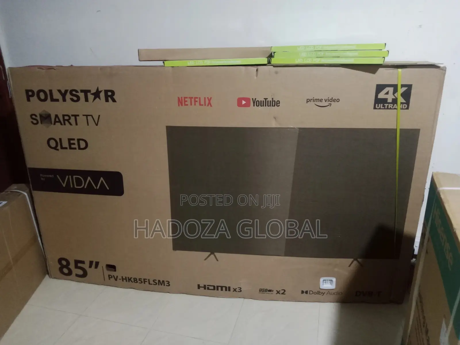 New Polystar 85 Inches Smart Tv, Qled