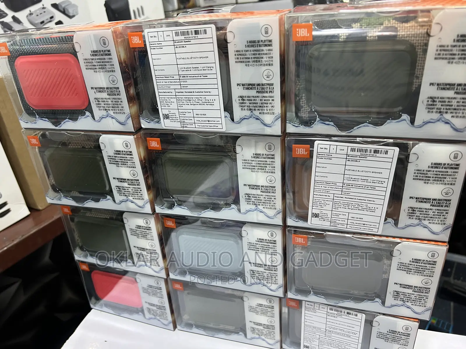 Jbl Go3 Portable Bluetooth Speaker