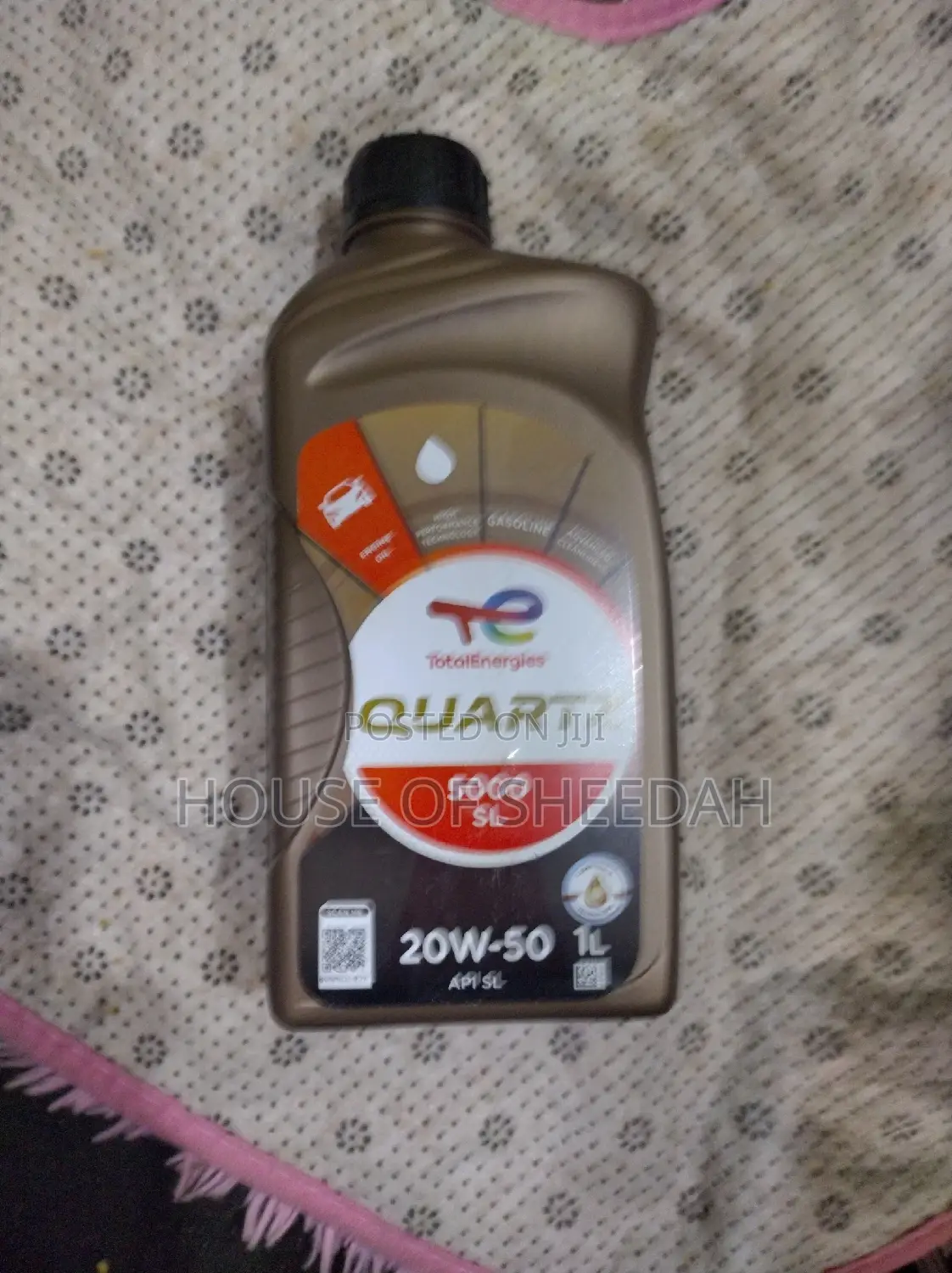 Total Quartz Motor Oil 20w-50 - 1litre
