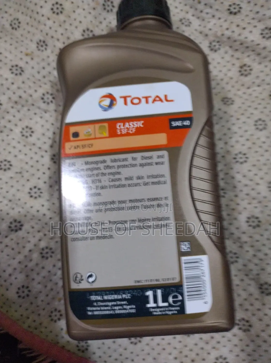 Total Classic Engine Oil Sae40