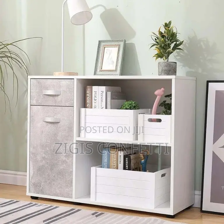 Set of 3 Modern White Wooden Crates -Farmhouse Storage Boxes