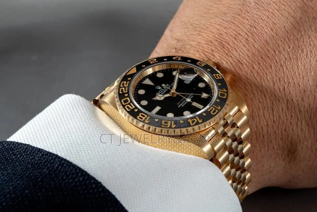High Grade Rolex GMT-Master (Yellow Gold ) Sports Edition