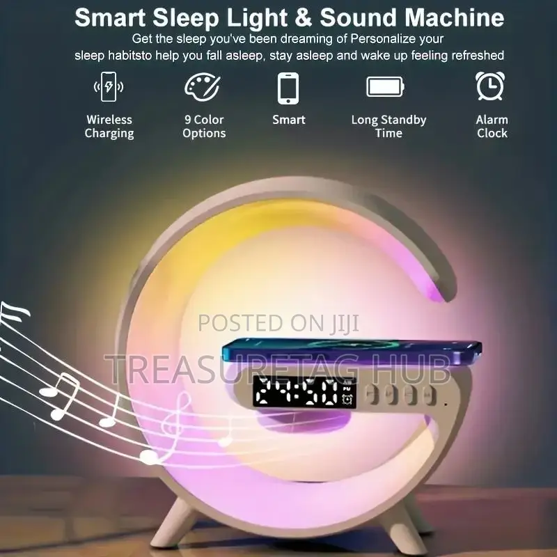 LED Wireless Charging Speaker