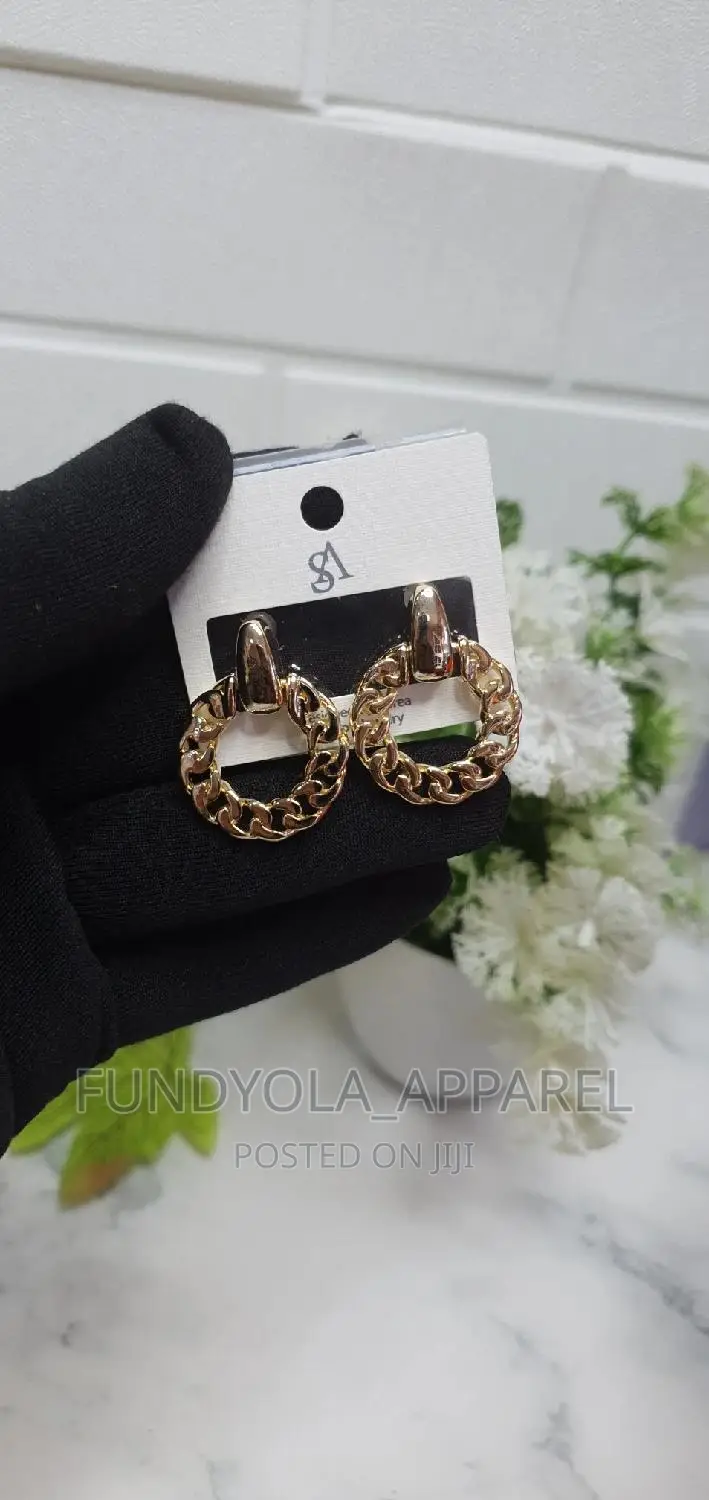 High Quality Cuban Style Korean Earring