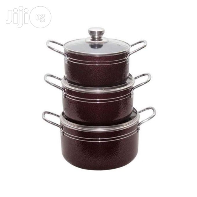 Master Chef Non Stick Pot By 3