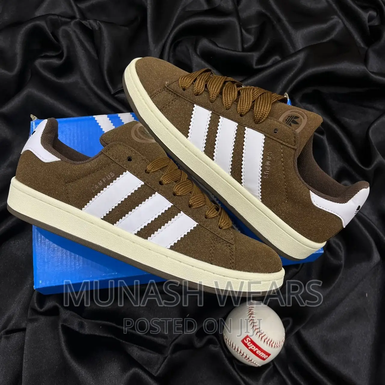Original Dark Brown Addidas 2024