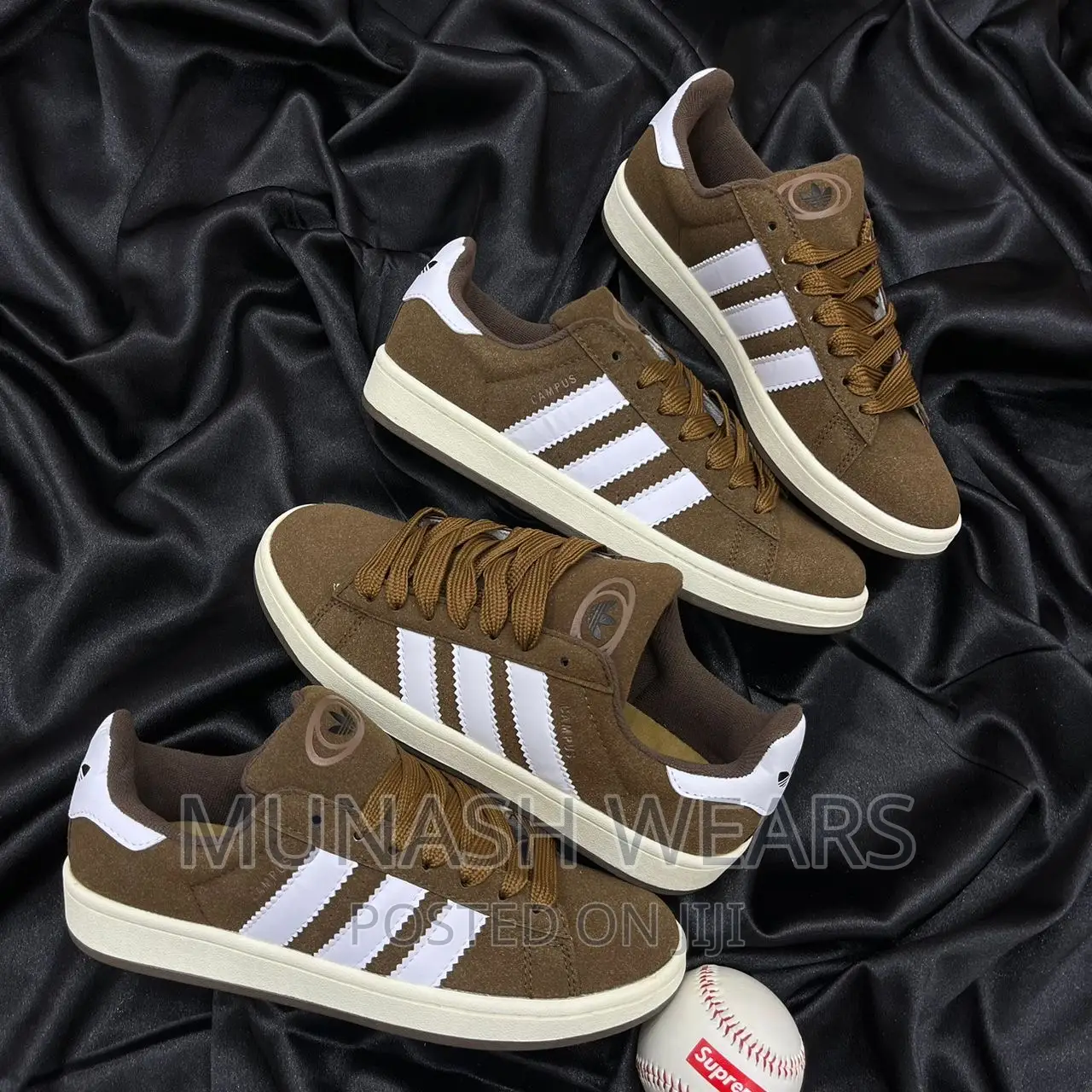 Original Dark Brown Addidas 2024