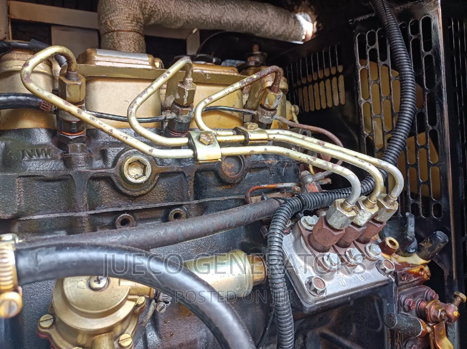 Abandoned 15kva Perkins Mikano Soundproof Generator for Sale