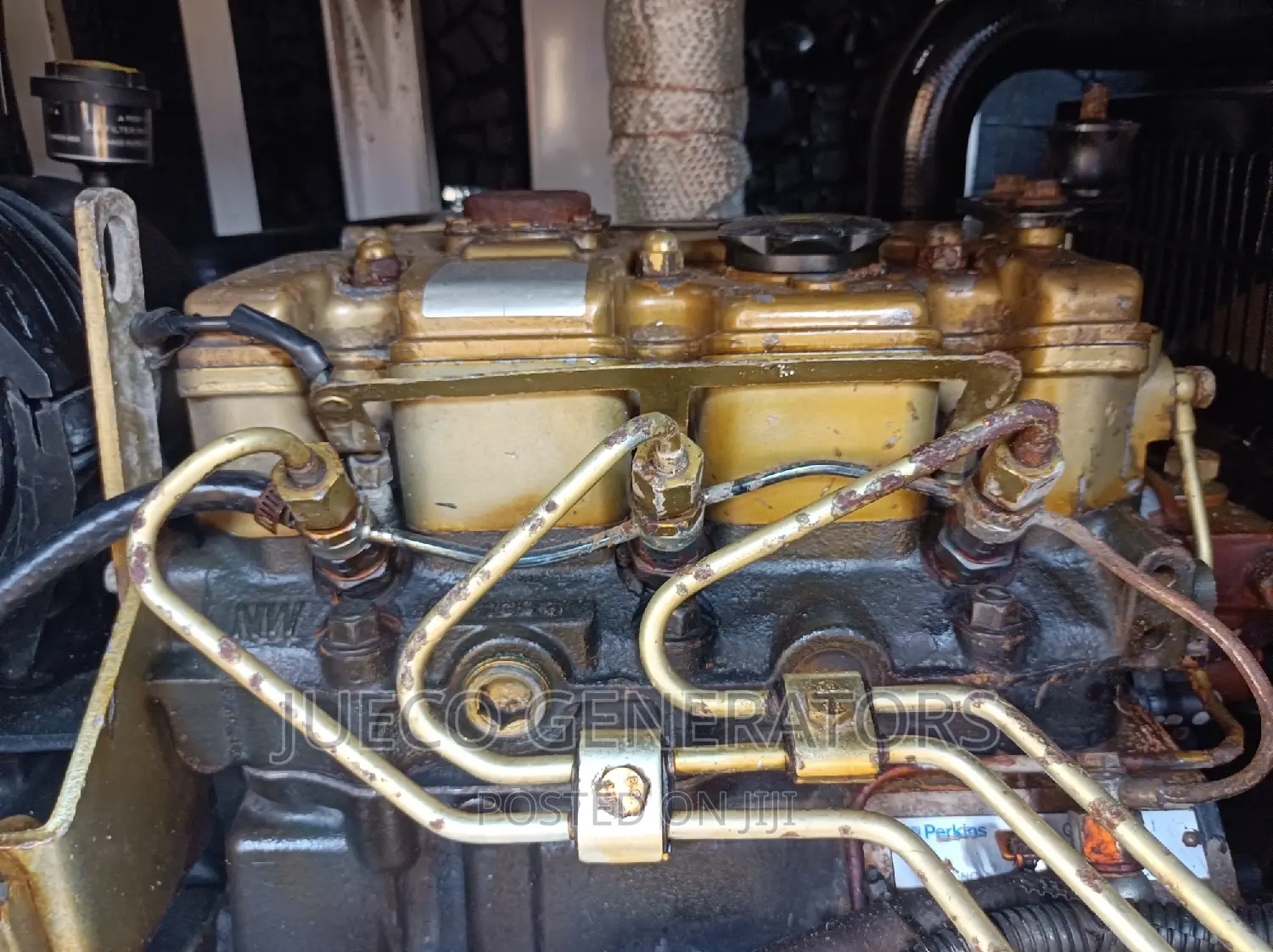 Abandoned 15kva Perkins Mikano Soundproof Generator for Sale