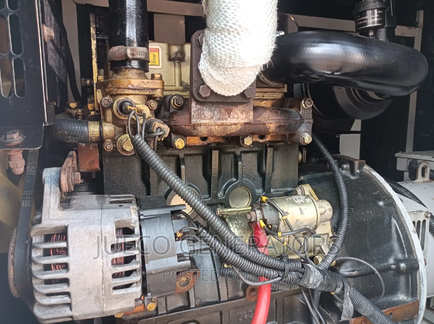 Abandoned 15kva Perkins Mikano Soundproof Generator for Sale