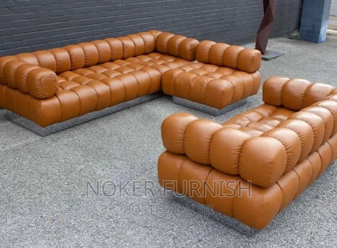 L Shape Leather Chair
