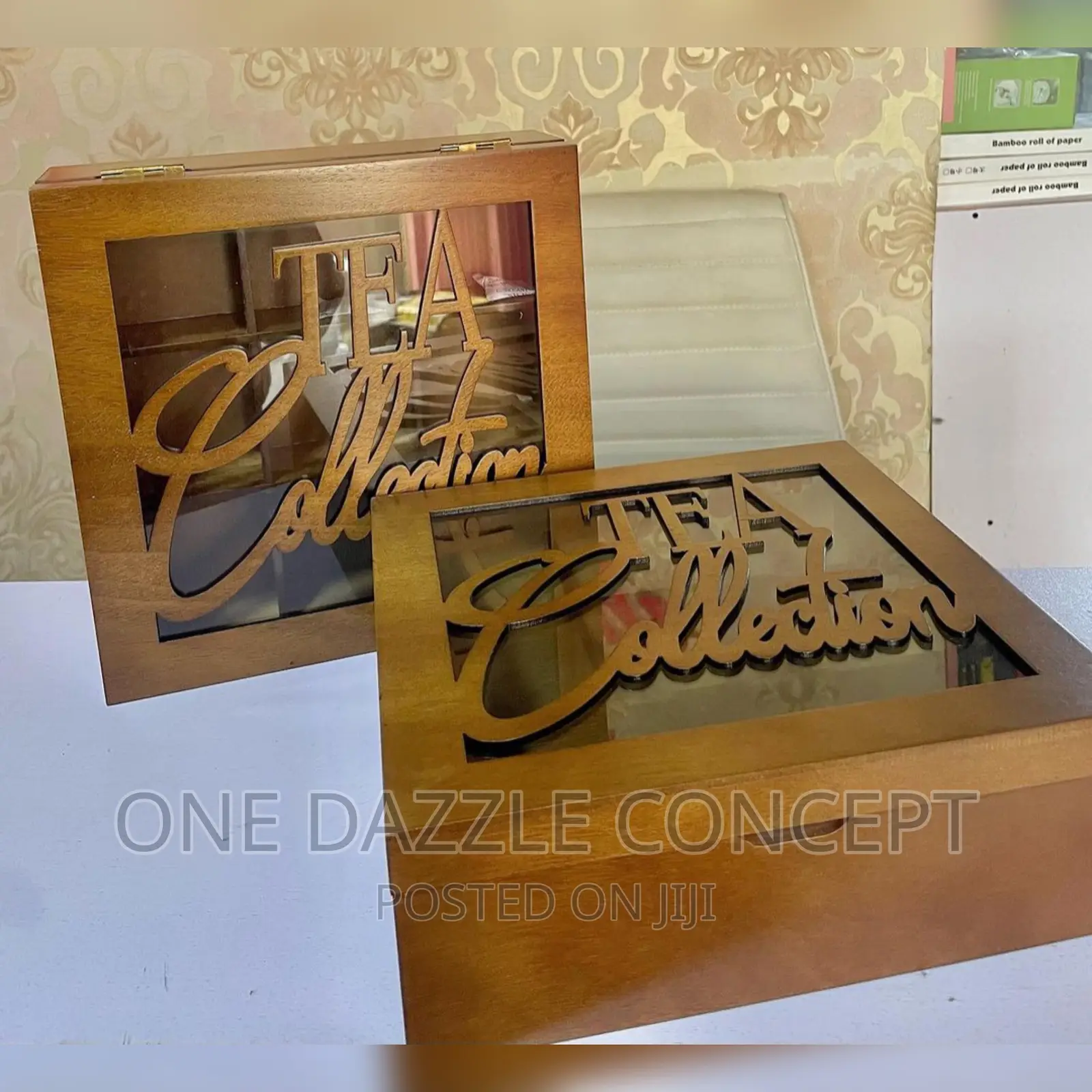 9 Grid Wooden Tea Box