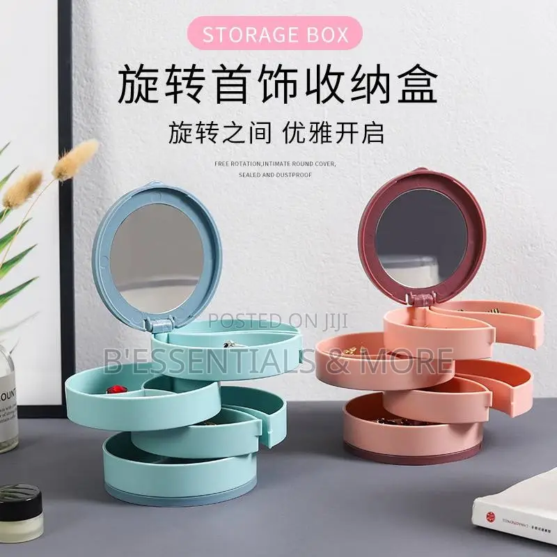 Rotating Jewellery Storage Box/ Organizer