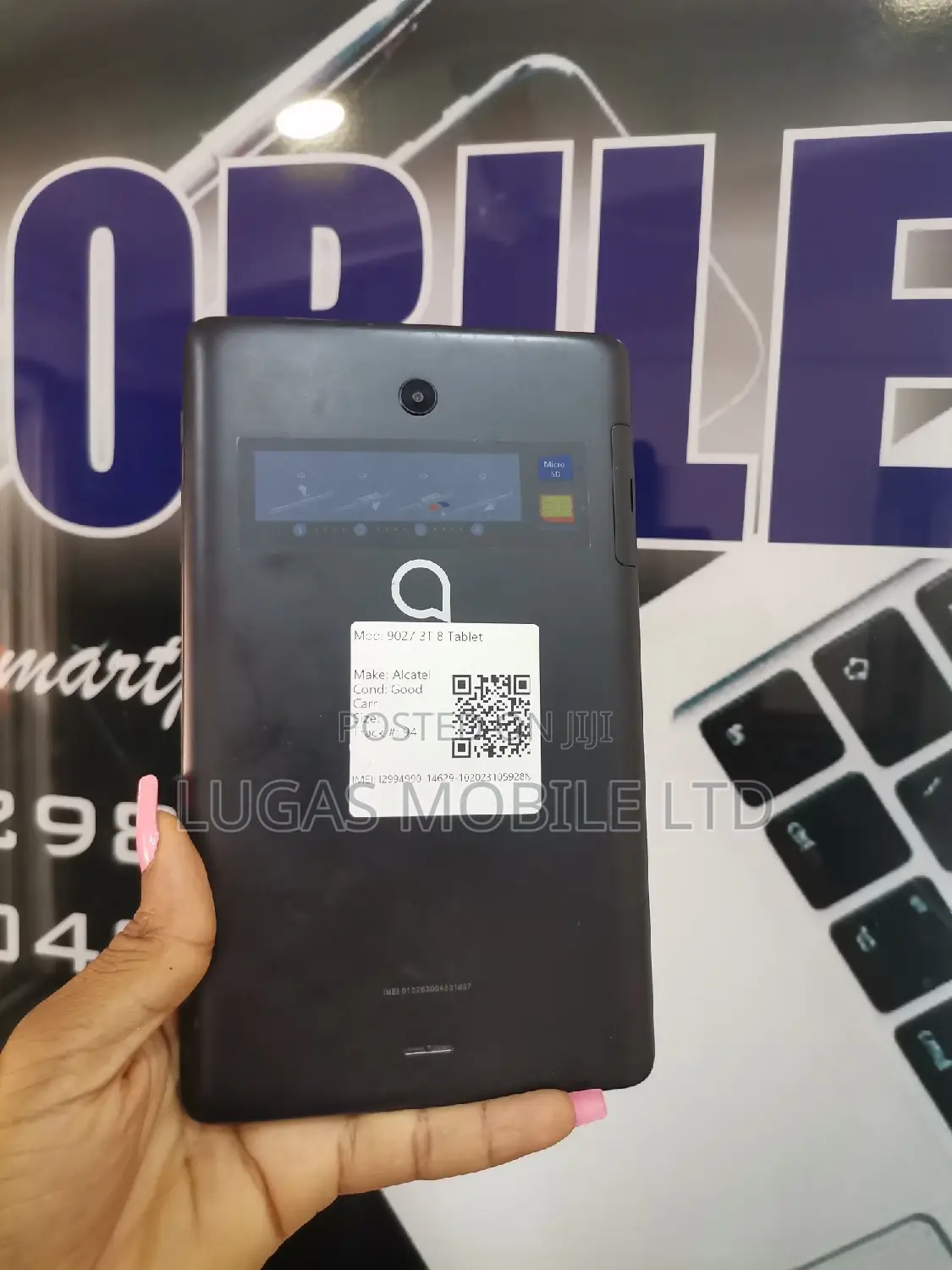 Alcatel 3T 8 16 GB Black