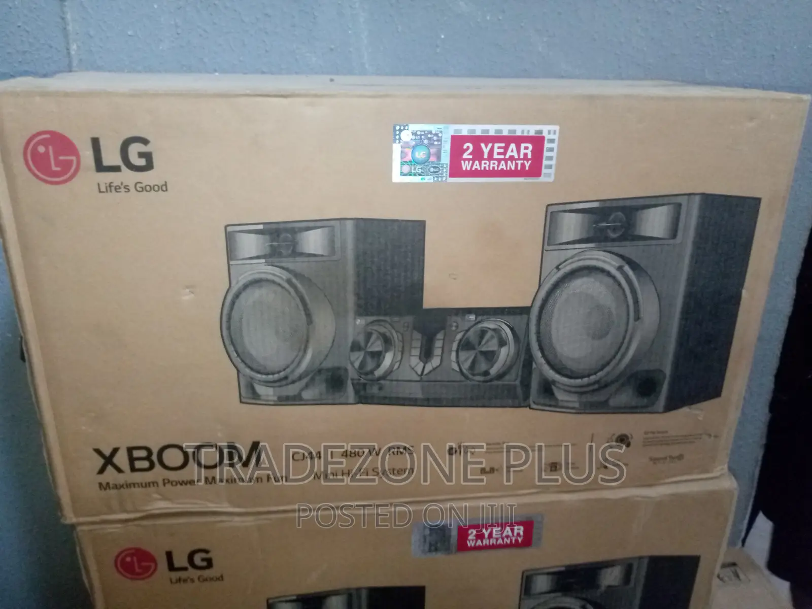 New Lg CJ44 Xboom Bluetooth Soundsystem (480W) Powerful Bass