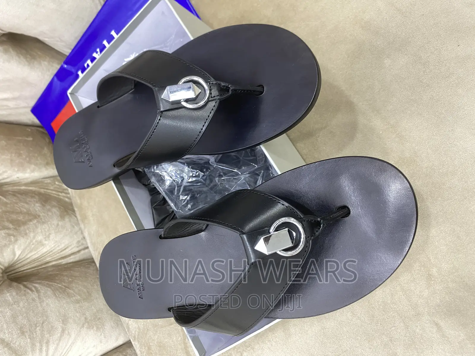 Italian Leather AVL Slipers