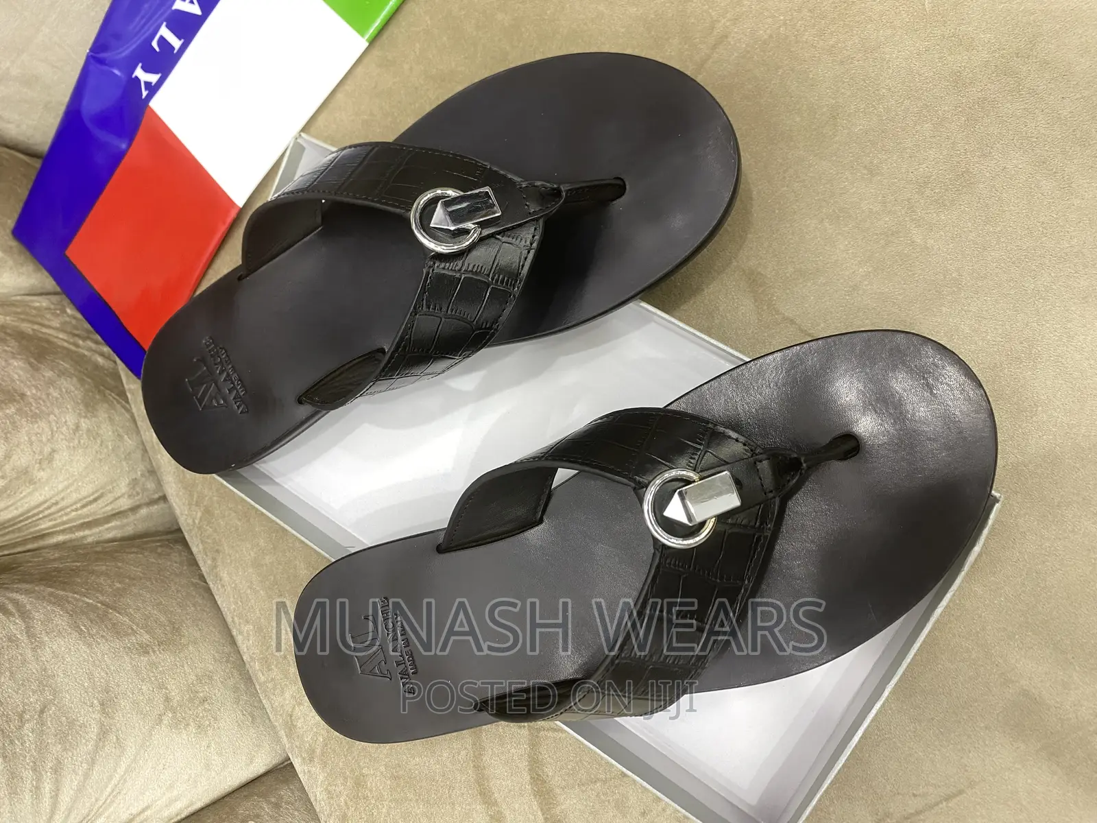 Italian Leather AVL Slipers