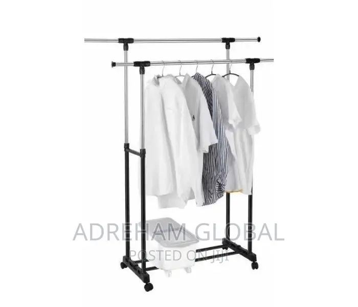 Big Pipe(Heavy Duty) Double Pole Hanger With Wheels.