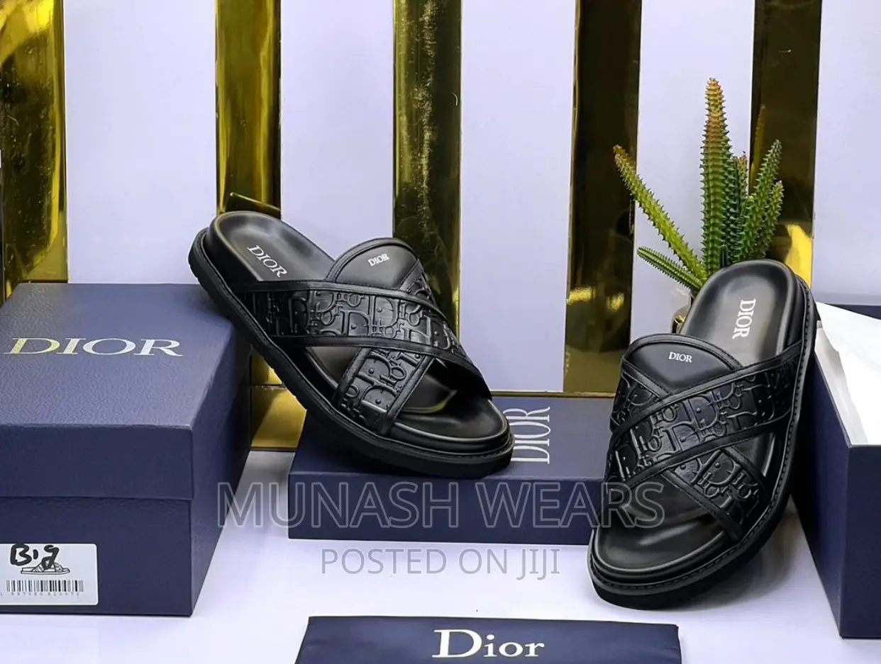Dior Leather Slipers