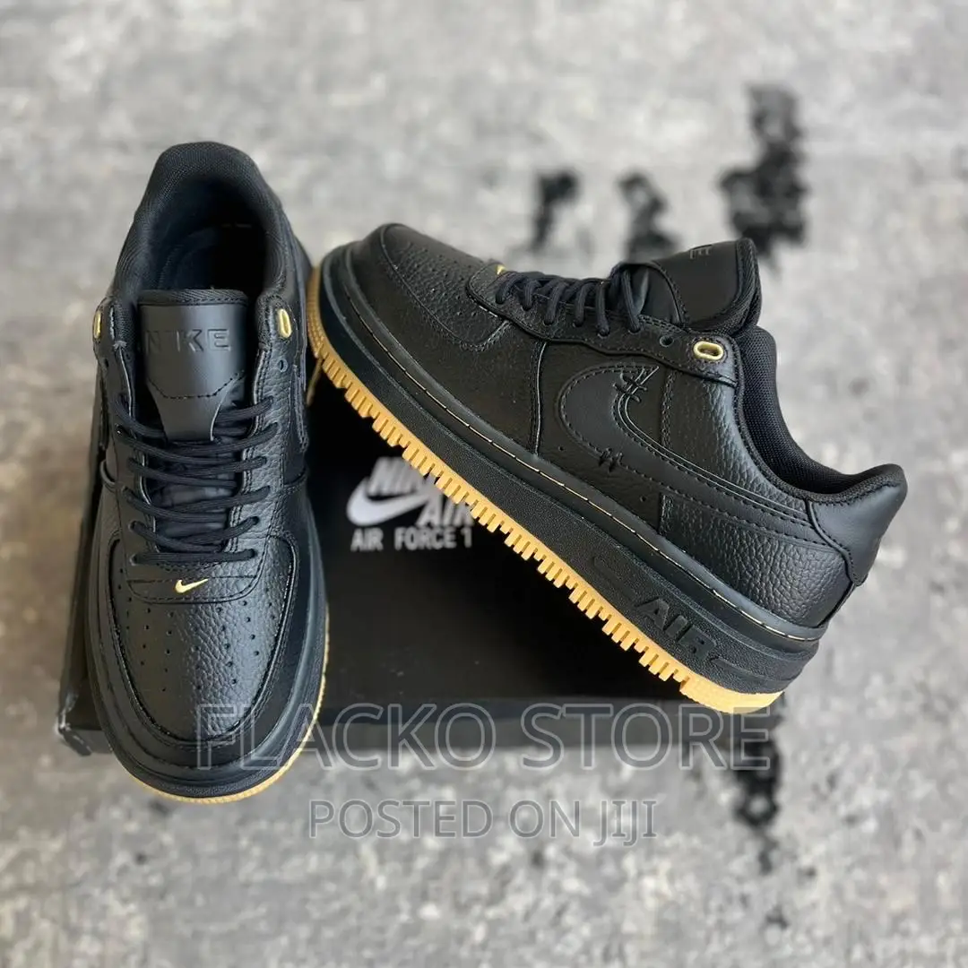 Original Nike Air Force 1 Low Luxe Gum Sole Sneakers