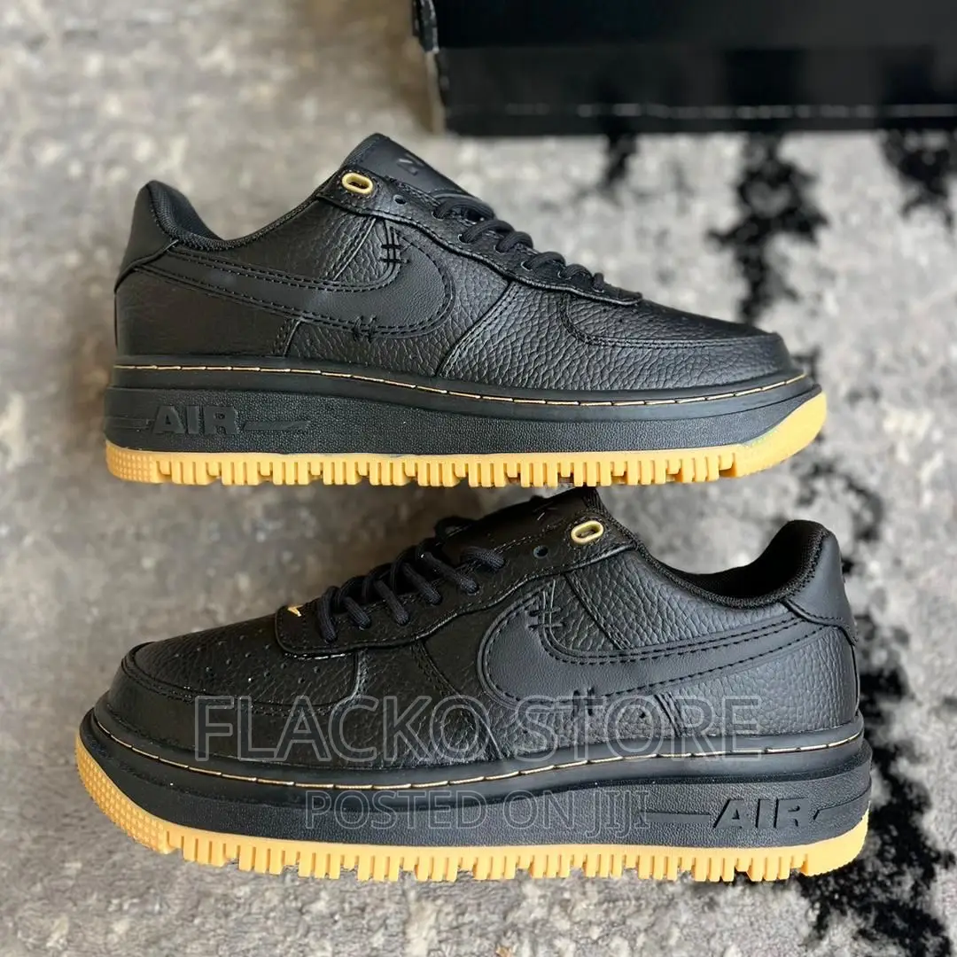 Original Nike Air Force 1 Low Luxe Gum Sole Sneakers