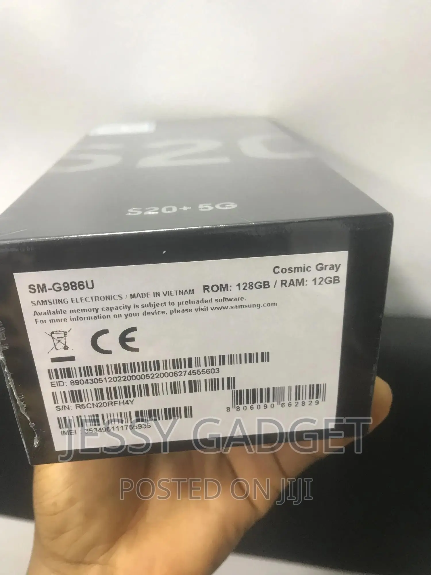 New Samsung Galaxy S20+ 5G 128 GB