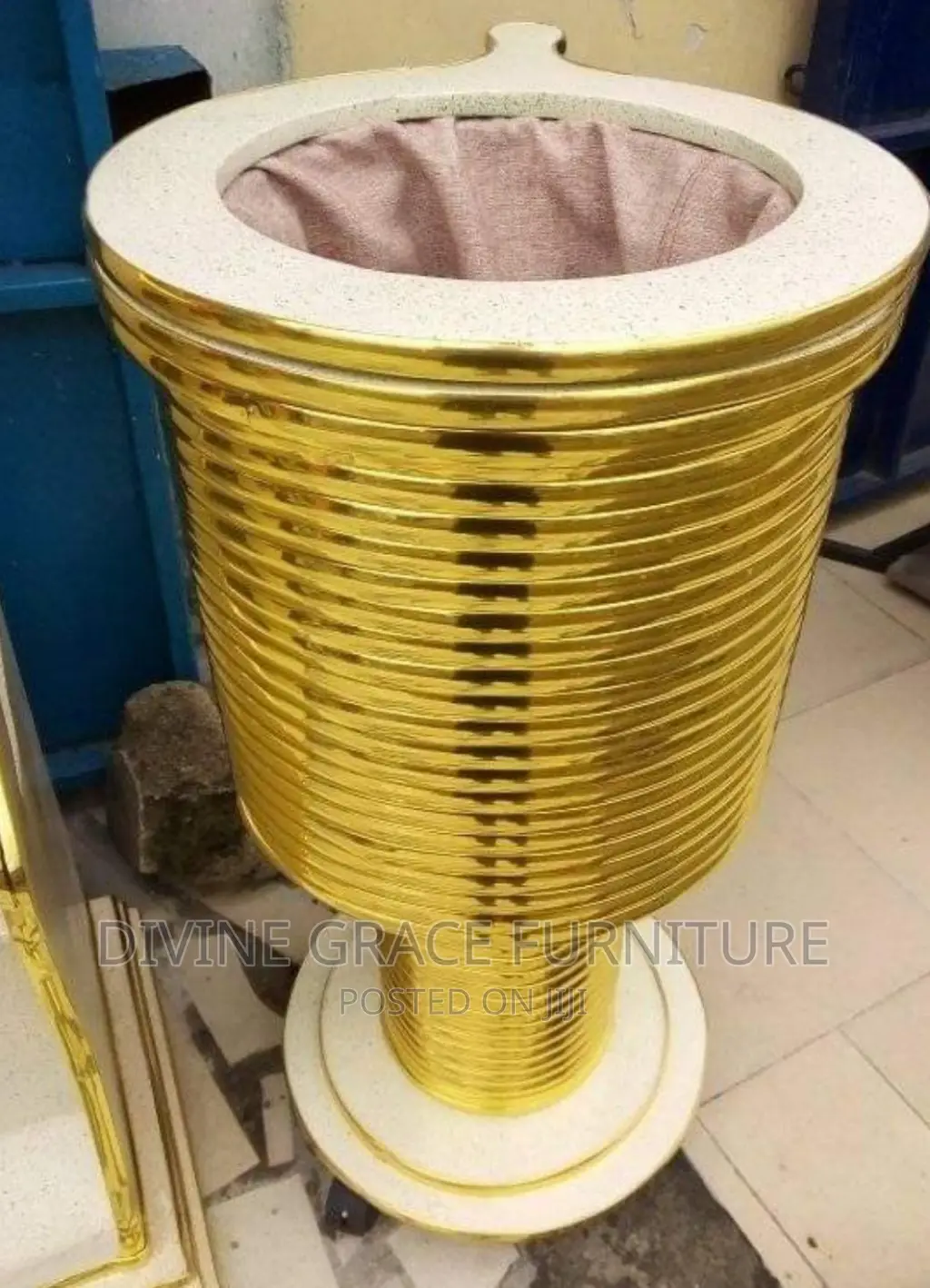 Gold Offering Basket
