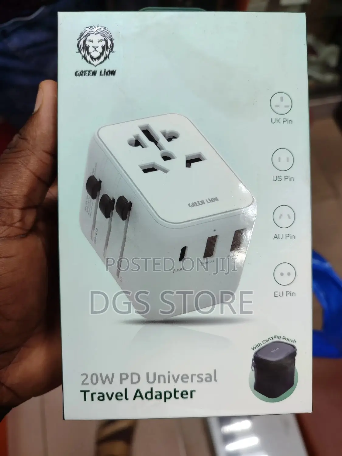 Green Lion 20w PD Universal Travel Adapter