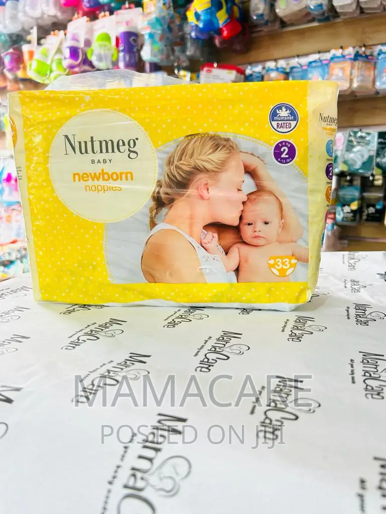 Nutmeg Newborn Nappies Size 2 33 Nappies