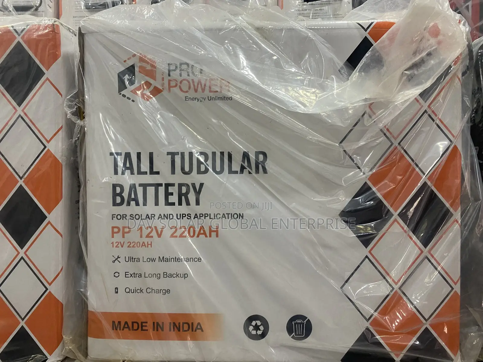 220ah Pro Power Tubular Battery