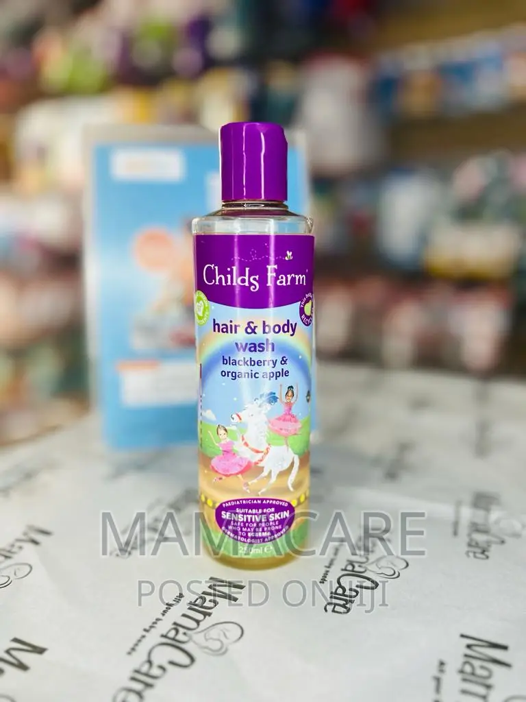 Childs Farm Hair Body Wash Blackberry Organic Apple