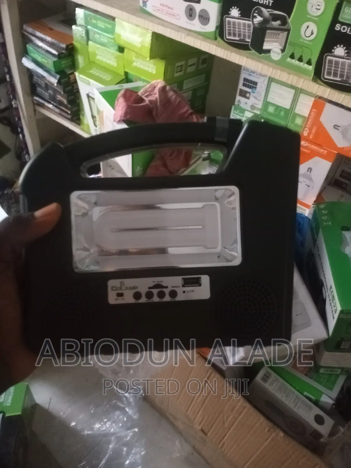 Cclamp 10000mah Multifunctional Solar Lighting W Bluetooth