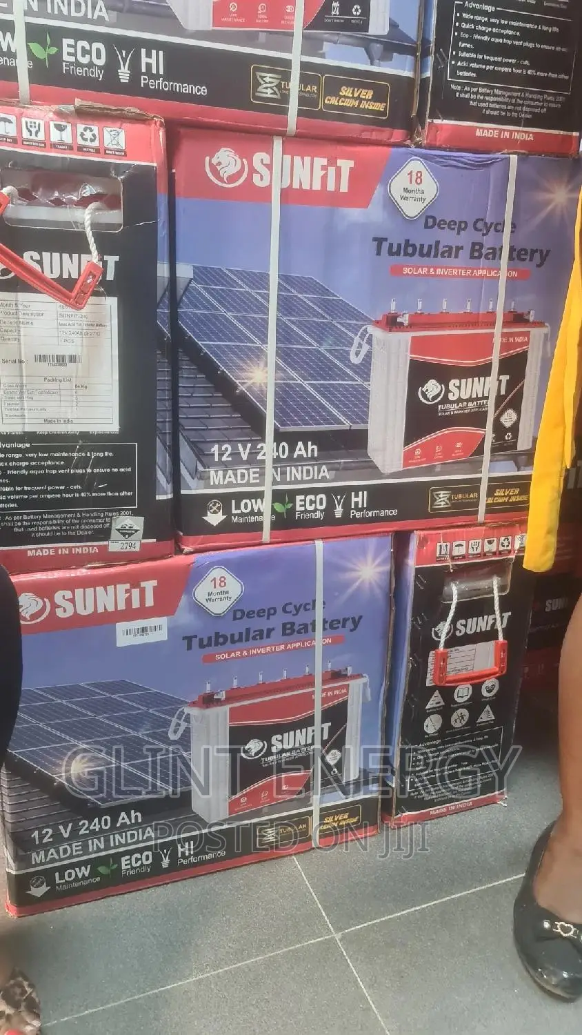240ah 12v Sunfit Tubular