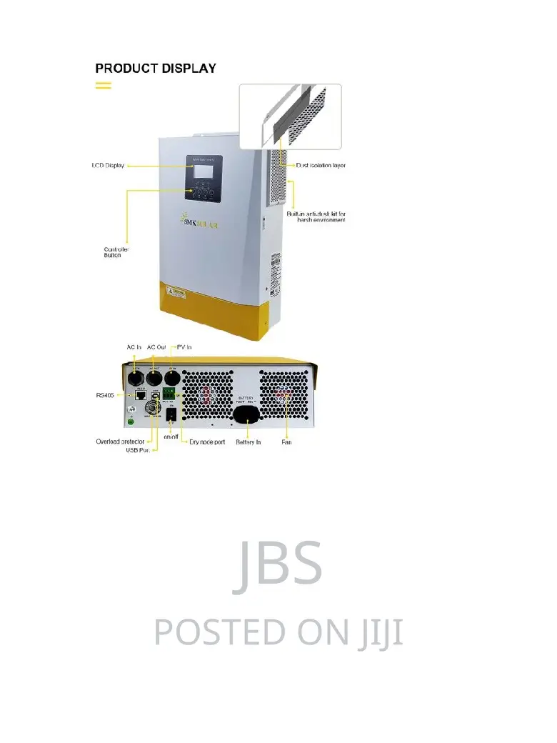 3.5 Kva 48v SMK Hybrid Inverter