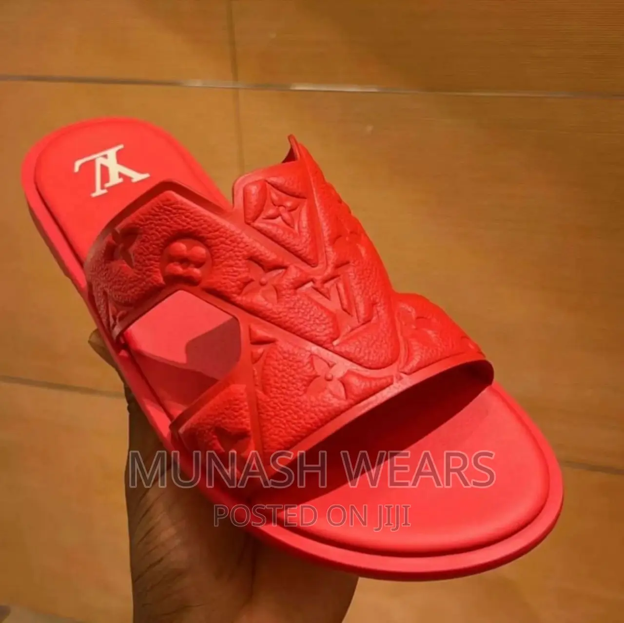 Louis Vuitton Leather Slipers