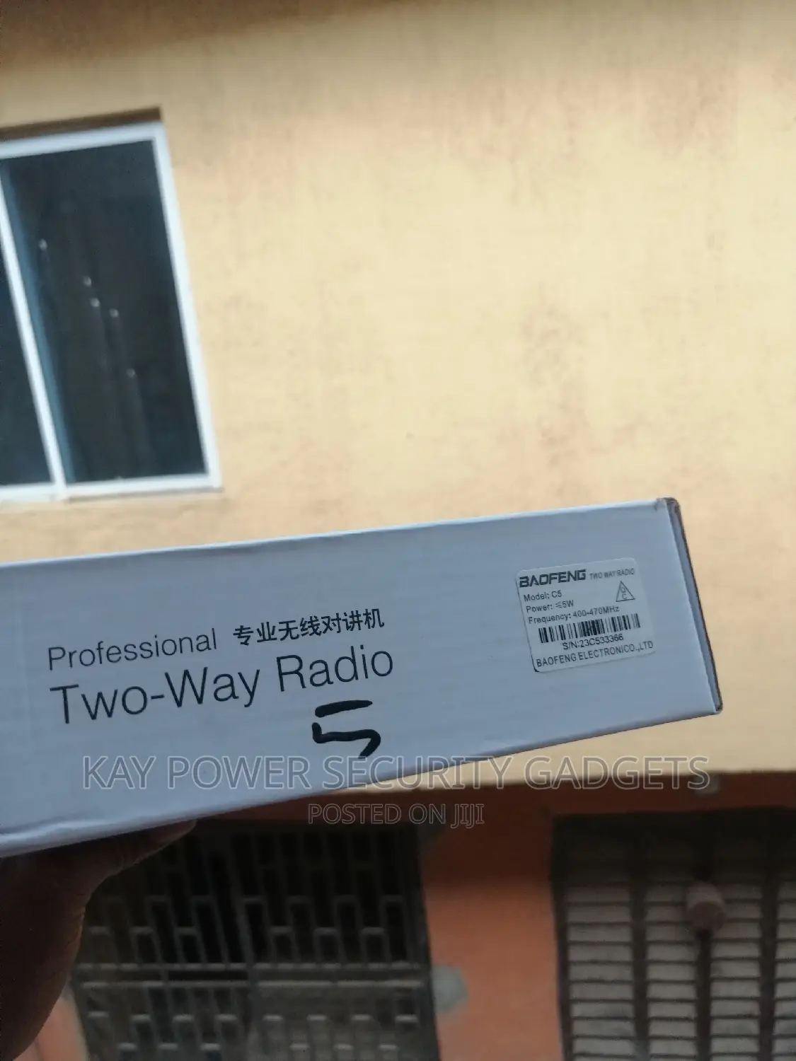 Baofeng Portable Two-Way Radio C5