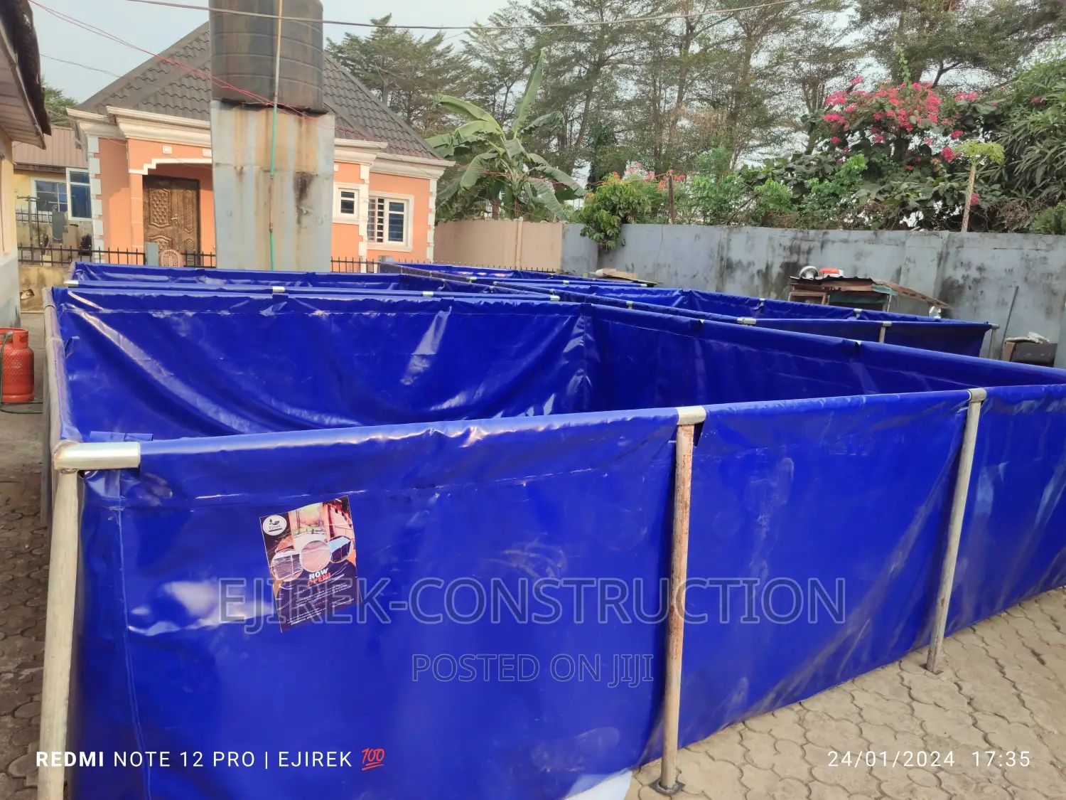 Mobile Fish Pond Tarpaulin ( Payment on Delivery)